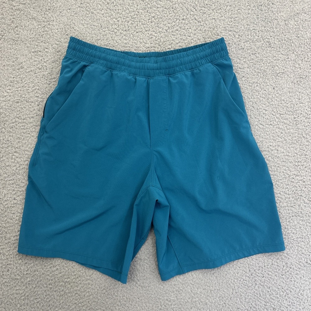 Lululemon Pace Breaker Shorts 9" Lined Blue Athletic Athleisure Gym Men's Medium